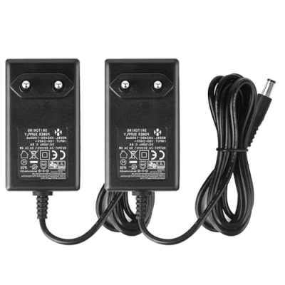 Abbildung von Security 01 2er Pack DC 24V 1A Netzteiladapter, Stecker 5,5 mm x 2,1