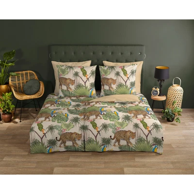 Abbildung von good morning Wendebettwäsche &quot;Tropical&quot;, (2 tlg.), mit Leoparden