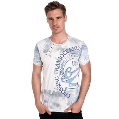 Abbildung von Rusty Neal Tshirt print, Herren, Größe: Large, Ecru