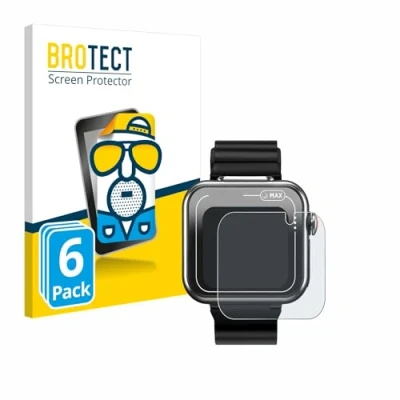 Abbildung von BROTECT Entspiegelungs Schutzfolie für Vtech Kidizoom Smartwatch MAX (6 Stück) Matte Displayschutz Folie, Anti Reflex, Fingerprint