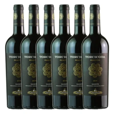Abbildung von 2018 Torcicoda Primitivo Salento IGT Tormaresca Rotwein trocken Apulien/Italien, Paket mit:6 Flaschen