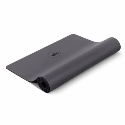Abbildung von LOTUSCRAFTS® Yogamatte rutschfest, aus Naturkautschuk, universell einsetzbar als Yoga Matte, Sportmatte, Gymnastikmatte, Fitnessmatte, Mat, Matte Sport, Trainingsmatte (Anthracit)