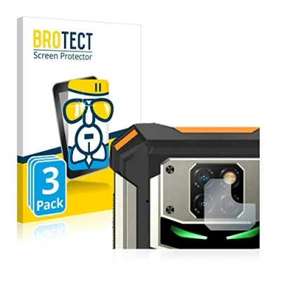 Abbildung von BROTECT Schutzglas für Doogee S88 Pro (NUR Kameraschutz) (3 Stück) Schutzfolie Panzer Folie Glas [Extrem Kratzfest 9H, Anti Fingerprint,