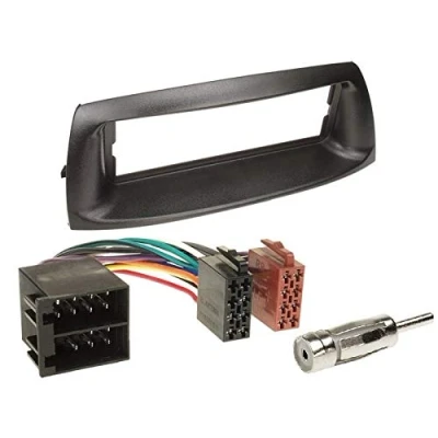 Abbildung von 1 Din Radio Einbauset Blende Radioanschlusskabel Antennenadapter für FIAT Punto (188) 1999 2007
