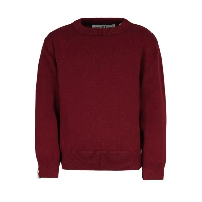 Abbildung von Band of Rascals Kinder Strickpullover Basic aus Bio Baumwolle, Brick red, Gr. 152