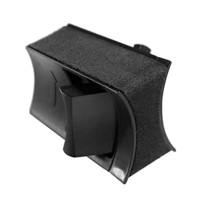 Abbildung von Alfanxi Autozubehör Alcantara Material Mittelkonsole &amp; Armaturenbrett Türverkleidung Schlüsselabdeckungen Halterungen kompatibel mit Tesla Modell 3/Y/S (B4: Bechereinsatz Begrenzer), Schwarz