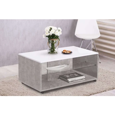Abbildung von Home affaire Couchtisch &quot;Bert Kaffetisch, 100 cm, in trendigen Farben, modern&quot;, Hochglanzplatte, mit Rollen