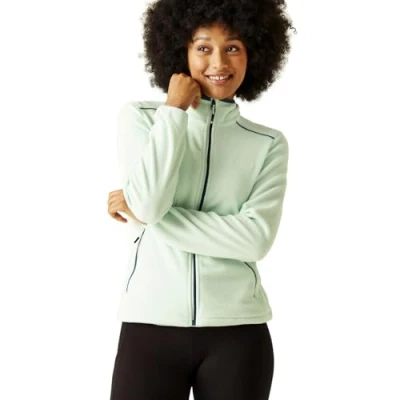 Abbildung von Regatta Damen Women&#039;s Floreo Iv Full Zip Fleece Jacket Fleecejacke, Bleached Aqua, 42