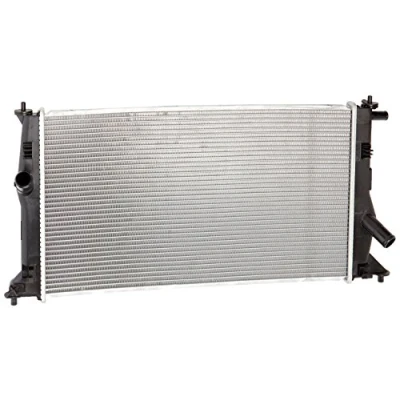 Abbildung von VAN WEZEL 27002183 Kühler, Motorkühlung Aluminium 650 370 16 Kühlrippen gelötet MAZDA: 5