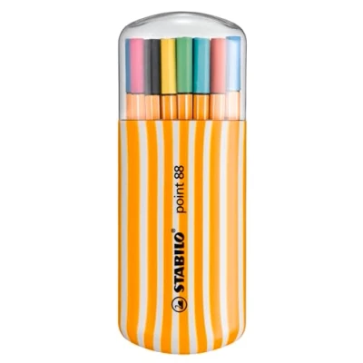Abbildung von STABILO Fineliner point 88 0,4 mm 20er Zebrui Etui