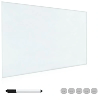 Abbildung von Navaris Magnettafel aus Glas 60x40 cm inkl. Magnete/Stift/Halterung, (1 tlg)