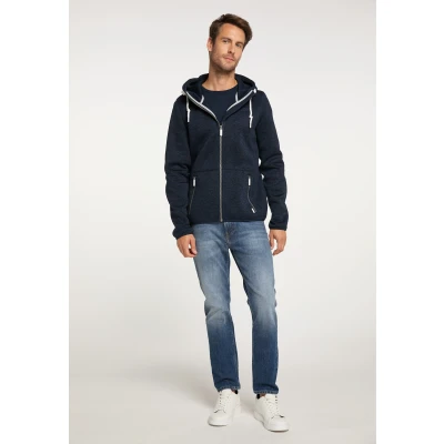 Abbildung von Strickfleecejacke EISGEBUNDEN XXL / Navy Melange 100% Polyester