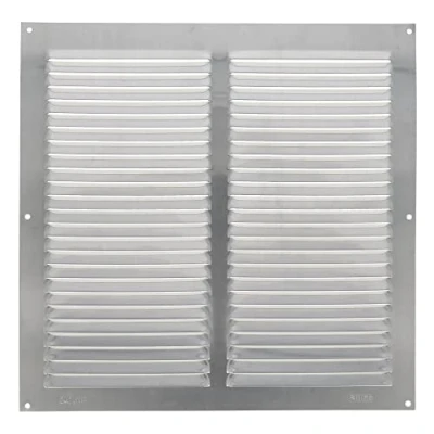 Abbildung von Amig Quadratisches Aluminiumgitter Belüftungsgitter für Luftauslass Ideal Küchen und Badezimmerdecke Maße: 300 x mm Farbe: Silber