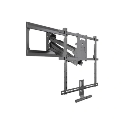 Abbildung von my wall höhenverstellbarer TV Wandhalter HP55AL, Fernseher Halterung mit Federmechanismus, Bildschirme von 42 bis 65 Zoll, Soundbarhalter, neigbare und schwenkbare Wandhalterung