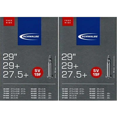 Abbildung von Schlauch Schwalbe SV19 Freeride 27.5 + 29&quot; / 54/75 584/622 40mm Ventil