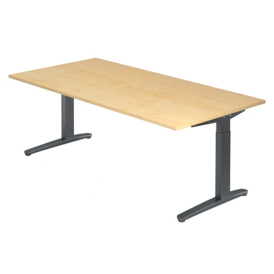 Abbildung von Hammerbacher Schreibtisch XB2E Ahorn/Graphit