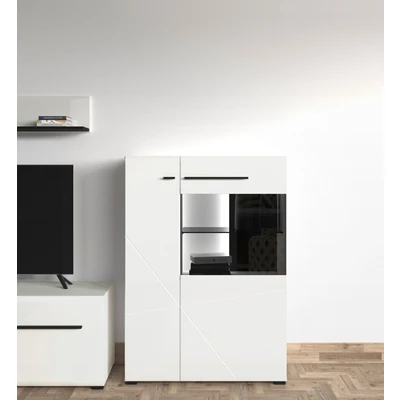 Abbildung von INOSIGN Highboard &quot;Trentino&quot;, Höhe ca. 124 cm, Soft Close Funktion, Hochglanzfronten