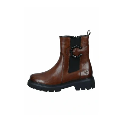 Abbildung von Remonte Plateaustiefelette, Damen, Größe: 42, Chestnut schwarz Schuhe