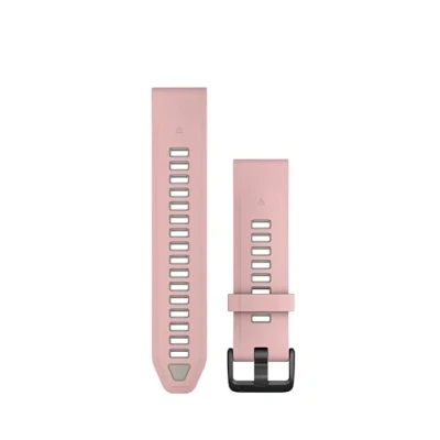 Abbildung von Garmin Ersatzarmband QuickFit 20mm Silikon Dust Rose/Nebelgrau