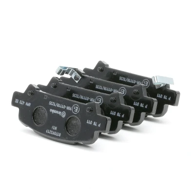 Abbildung von BREMBO P 78 011 Bremsbelagsatz mit akustischer Verschleißwarnung ohne Zubehör SUBARU: Forester I, Outback II, III