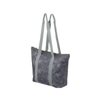 Abbildung von alfi ISO Shopper 17 Liter, floral, nachhaltige Thermo Kühltasche aus recycleten PET Flaschen, isolierte Einkaufstasche für Einkäufe, Schwimmbad, Sauna, Isoliertasche, flexibel, auswaschbar