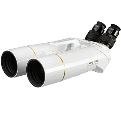 Abbildung von Explore Scientific Großfernglas BT 70 SF 20x70mm mit 62 Grad LER Okularen 20 mm für Natur und Astronomie
