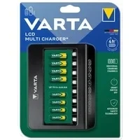 Abbildung von VARTA LCD Multi Charger+ für 8 AA/AAA Akkus mit Einzelschachtladun Akku Ladestation