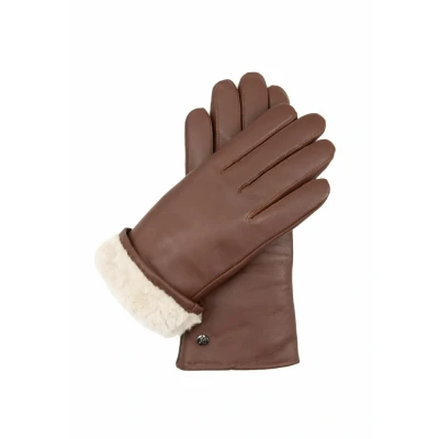 Abbildung von Hand Gewand by Weikert Traudl Fingerhandschuh, Damen, Größe: 6.5, Gobi