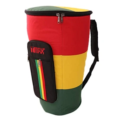 Abbildung von Afrikanische Trommel Tragetasche Rucksack Djembe Tasche Gig Bag Bunt, 12 Zoll