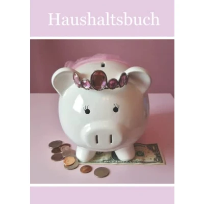 Abbildung von Haushaltsbuch: Persönliches Kassenbuch, A4 für Einnahmen und Ausgaben zum Selberausfüllen mit finanzieller Jahresübersicht finanzielle Freiheit Sparen