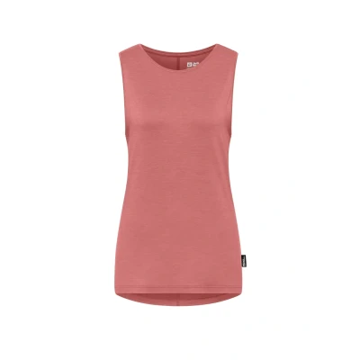 Abbildung von Jack Wolfskin Travel Top, Damen, Größe: Medium, Mineral red heather