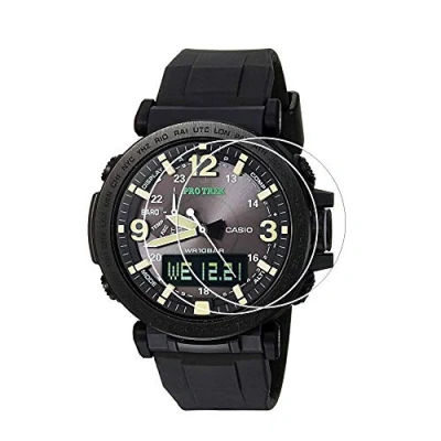 Abbildung von Zshion Displayschutzfolie für Casio PRG 600/650, Härtegrad 9H, gehärtetes Glas, PRG600/650, blasenfrei, kristallklar, 2 Stück