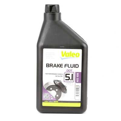 Abbildung von VALEO DOT 5.1 402408 Bremsflüssigkeit 1 AUDI: 80 B4 Avant, A3 Sportback, A6 C6 VOLKSWAGEN: Passat B5 GP Variant, Golf 5 Schrägheck