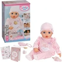 Abbildung von BABY born Annabell 43cm, weiche Puppe mit 7 elektronischen Funktionen und Sound für Kinder ab 3 Jahren, inkl. Zubehör, 838457 Zapf Creation