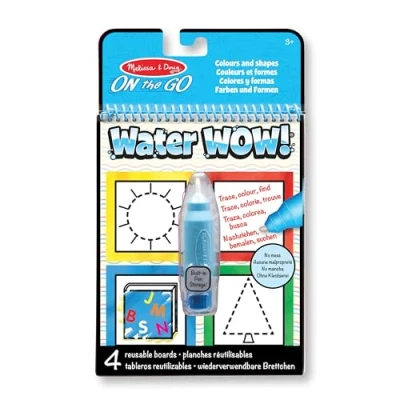 Abbildung von Melissa &amp; Doug Wassereinfärbungsbrett Farben und Formen Aktivitätsbrett Reisen 3+ Geschenk für Jungen oder Mädchen