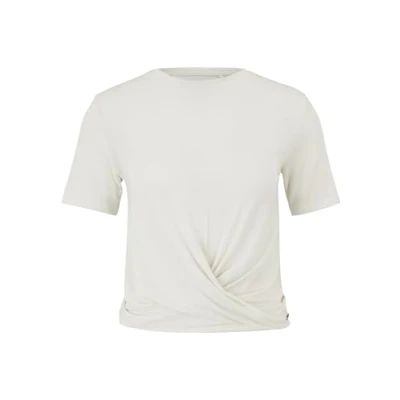 Abbildung von Venice Beach Darleen IN Wickeloptik Tshirt basic, Damen, Größe: Small, Wollweiss (101)