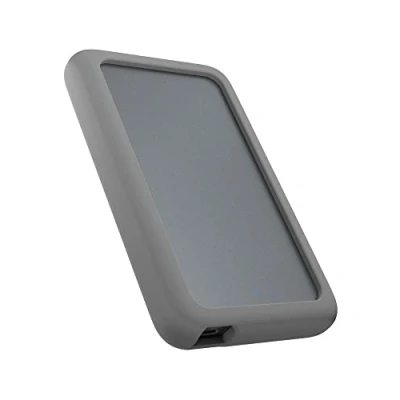 Abbildung von ICY BOX Festplatten Gehäuse Aluminium f.2,5 SATA HDD/SSD zu USB 3.2 Type C, Silikonhülle