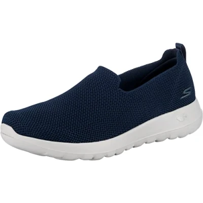 Abbildung von Skechers Damen Go Walk Joy Sensational Day Sneaker, Marineblau/Weiß, 38 EU Weit