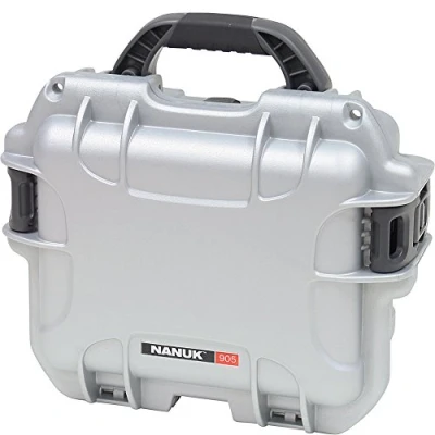 Abbildung von Nanuk 905 Wasserdichter Hartschalenkoffer leer Silber