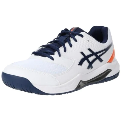 Abbildung von ASICS Herren Gel Dedicate 8 Sneaker, White/Black, 41.5 EU