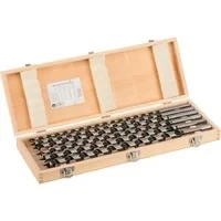 Abbildung von Bosch 6x PRO Wood Holzschlangenbohrer Set (für Weichholz, Hartholz, Ø 10,0, 12,0, 14,0, 16,0, 18,0, 20,0 mm, Professional Zubehör Bohrmaschine/Schrauber)