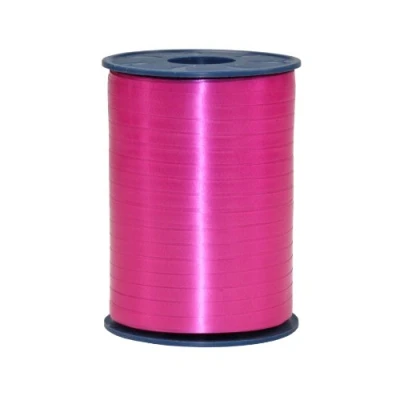 Abbildung von C.E. Pattberg Geschenkband Magenta, 500 Meter Ringelband 5 mm zum Basteln, Dekorieren &amp; Verpacken von Geschenken zu jedem Anlass