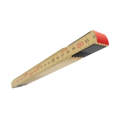 Abbildung von Original Schwedenmeter® I Zollstock 2m aus Glasbirke Made in Sweden Gliedermaßstab mit Gelenken Schwedenstahl Hochwertiger &amp; langlebiger Meterstab der EU Klasse III Hultafors 100004