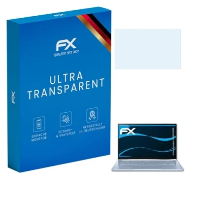 Abbildung von atFoliX Schutzfolie kompatibel mit Asus Chromebook Flip C433 C433TA Folie, ultraklare FX Displayschutzfolie (2X)