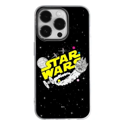 Abbildung von ERT GROUP Handyhülle für Apple iPhone 14 PRO Original und offiziell Lizenziertes Star Wars Muster 032 optimal an die Form des Handy angepasst, hülle aus TPU