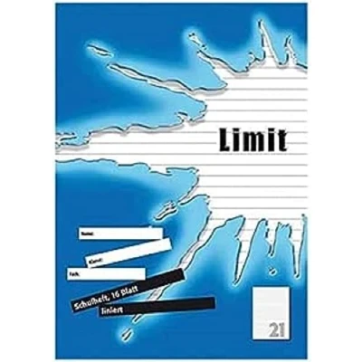 Abbildung von 10 x Landre Schulheft Limit A4 Lineatur 21 16 Blatt blau