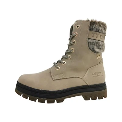 Abbildung von TOM Tailor Denim Snowboot/Winterstiefel, Damen, Größe: 40, Dk cream Schuhe