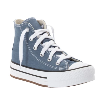 Abbildung von Converse Chuck Taylor ALL STAR EVA LIFT Unisex Sneaker high für Kinder, Größe: 27, Lakeside blue/white/black Schuhe