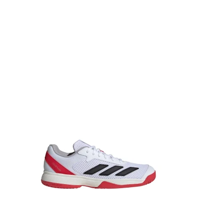 Abbildung von adidas Performance Courtflash Unisex Multicourt Tennisschuh für Kinder, Größe: 30.5, Ftwr white/core black/lucid red Schuhe