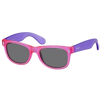 Abbildung von Polaroid Mädchen P0115 Y2 Iub 46 Sonnenbrille, Violett (Viola Pink/Grey), EU